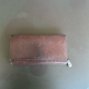 Vintage leather coach wallet